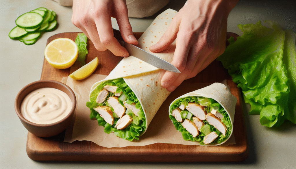 Chicken Caesar Wraps Recipe